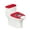 Snowman Candy Cane, variant on HELLHERO Love Calf Adjustable Polyester Fabric Toilet Cover Set Soft Toilet Seat Covers & Dust-Proof for Hotel Home