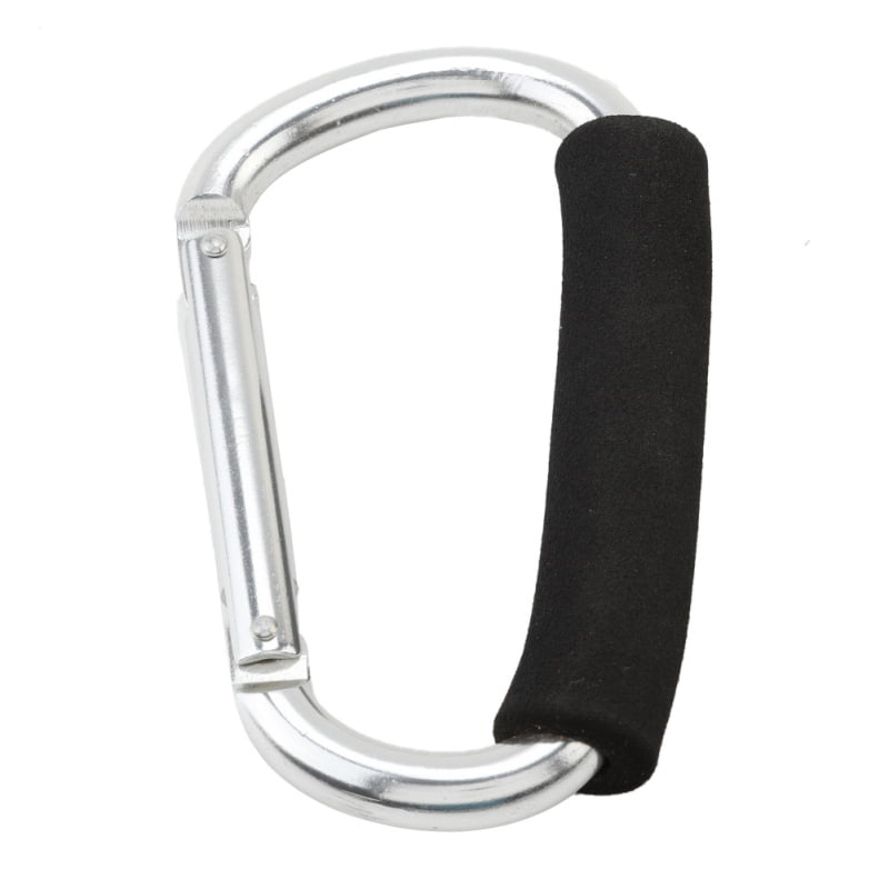 Large D Shape Carabiner with Grip Outdoor Camping Handhold Clip Hook Hardware 