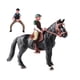 thumbnail image 1 of Figura de acción caballo perfecl estatua vida silvestre con silla de montar juguete educativo Negro completo, 1 of 8