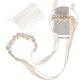 thumbnail image 3 of KAKOWELY Pulsera de perlas con ramillete y lazo para dama de honor., 3 of 5