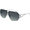 SILVER / BLUE, variant on BOTTEGA VENETA BV1066S 001 Pilot Navigator Silver Blue 65 mm Women's Sunglasses