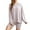 Pink, variant on Plus Size Outfits for Women 2 Piece Sets Fall Pants Sets Women 2 Piece Outfits Plus Sizes Women's Fall And Winter Fashion Strip Homewear Knitted Long-sleeved Suit Round Neck Top/shirt Set