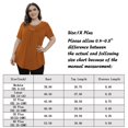 thumbnail image 5 of VOIANLIMO Women's Plus Size Summer Tops Short Sleeve Lace Pleated Blouses Tunic Tops M-4XL, 5 of 5