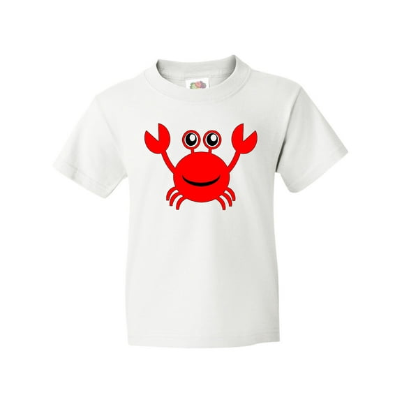 Inktastic Cute Red Crab Youth T-Shirt