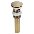 Brass Popup Drain Stopper Bathroom Basin Sink Draining Without Overflow