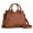 Brown, variant on Wrangler Purses for Women Carry All Handbags Small Crossbody Purses with Zipper, Khaki
