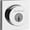 Polished Chrome, variant on Kwikset 158Sqt-S.Strkp Halifax Square Rose Single Cylinder Deadbolt Smartkey - Black