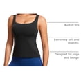 thumbnail image 4 of Top sin mangas para mujer CRZ YOGA Butterluxe con sostén acolchado negro XL, 4 of 5