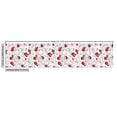 thumbnail image 3 of Ambesonne Christmas Fabric by the Yard Upholstery, Peonies Roses Vintage Art, 10 Yards, Pale Ruby White and Dust, 3 of 5