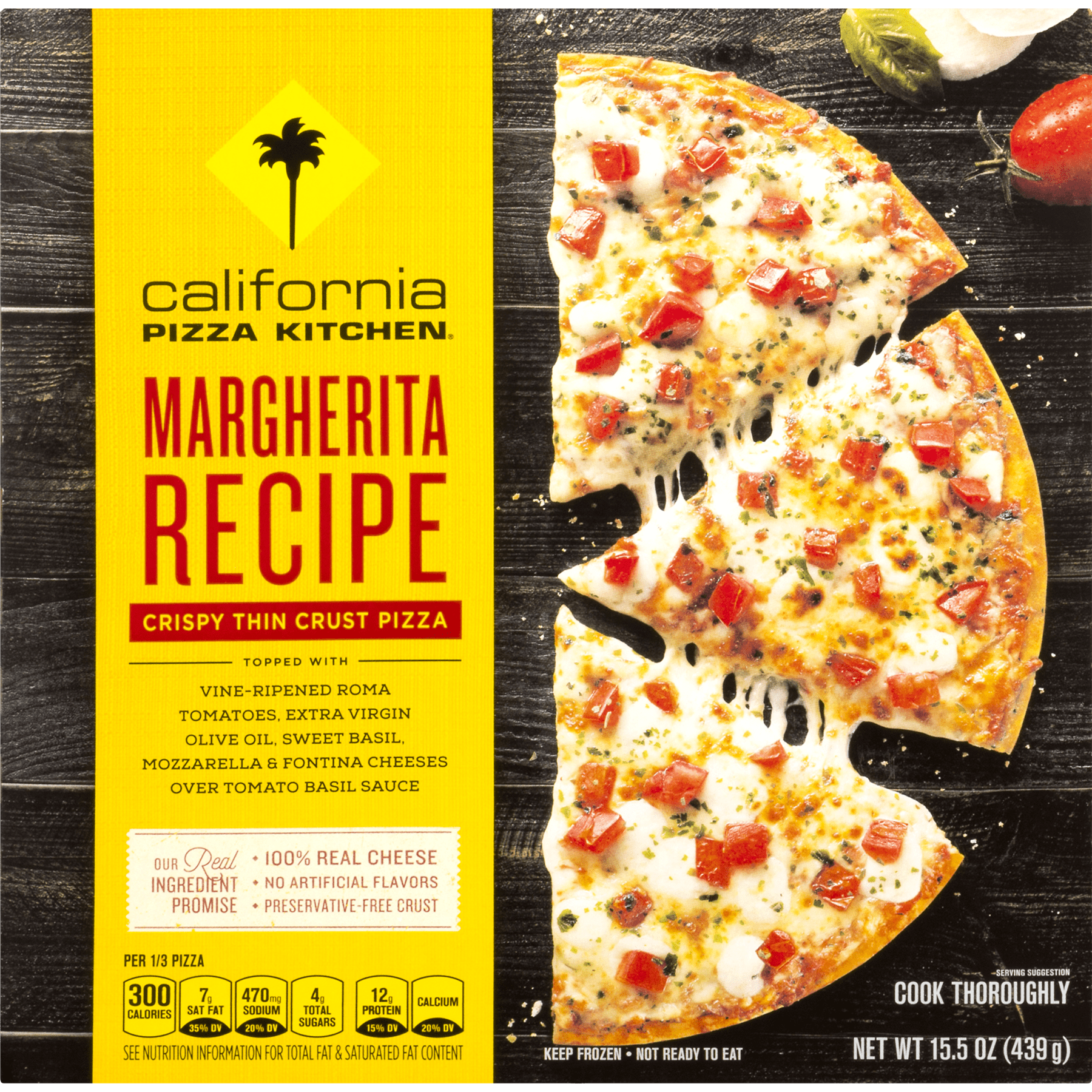 California Pizza Kitchen Frozen Margherita Pizza Nutrition California Pizza Kitchen Frozen Margherita Pizza Nutrition