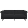 thumbnail image 5 of vidaXL Sofa 2-Seater Black Velvet, 5 of 7