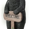 thumbnail image 3 of Alpine Corporation Welcome Sign Bear Garden Statue, 36 inch Tall, 3 of 13