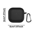 thumbnail image 3 of RotHome Protective Silicone Case Cover Compatible with Bluetooth Earbuds, Full Coverage Skin Sleeve with Metal Key Chain Clip, Anti-Dust Anti-Loss Bumper Cover for Charging Box, 1 Count, 3 of 9