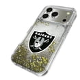 thumbnail image 2 of Las Vegas Raiders Linen Logo iPhone Glitter Case, 2 of 6