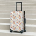 thumbnail image 6 of Disketp Butterfly Flower Elastic Travel Luggage Cover Travel Suitcase Protective Cover For Trunk Case Apply To 18''-32'' Suitcase Cover-Large, 6 of 7