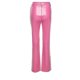 thumbnail image 4 of Pantalones de cuero de pu para mujer Pantalones calados con cordones, 4 of 5