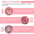 thumbnail image 4 of 2Pcs Pink Plush Cotton Round Powder Puff for Makeup Application and Baby Care, 4 of 8