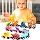 thumbnail image 3 of Tren magnético de madera con forma de dinosaurio | Juguete educativo para niños de 3, 4 y 5 años | Bloques de construcción de dinosaurios con números y nombres | Regalos de cumpleaños para niñ, 3 of 5