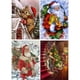 thumbnail image 1 of 4 juegos de bordado de pintura de diamantes de diamante completo 5d de Papá Noel para kit de punto de Cruz DIY para cristal de diamante de agua, 1 of 5
