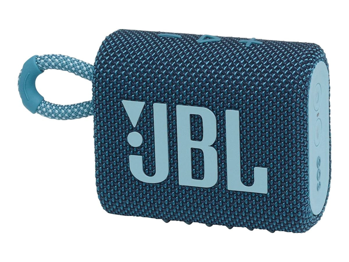 JBL Portable Bluetooth Speaker, Blue, Go 3
