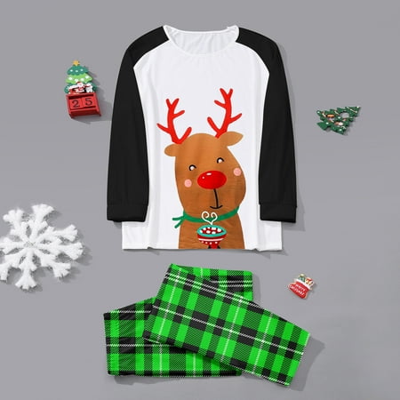 

Tawop Christmas Fashion Women Mommy Printed Top+Pants Family Matching Pajamas Set Sexy Lingerie For Women Crotchless Easter