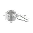 thumbnail image 3 of 1 Set Flags Pole Clip Mounting Rings With Clip Flagspole Fittings Rotating Flagspole Rings Flagpole Swivel Buckle Accessories, 3 of 8
