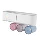 thumbnail image 3 of Soporte para cepillos de dientes de pared con esterilización UV y carga USB, organizador inteligente para baño, 3 of 8