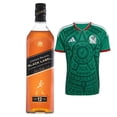 thumbnail image 1 of Whisky Johnnie Walker Blend Black Label 750 ml + Jersey Verde S, 1 of 3