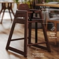 thumbnail image 3 of Silla Alta Periquera para Bebe Foundations Neat Seat Color Antique Cherry., 3 of 5