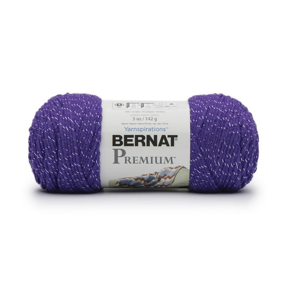 Bernat® Fil Scintillant Premium™, Acrylique #4 Moyen, 5oz/142g, 258 Yards Fil moyen acrylique #4