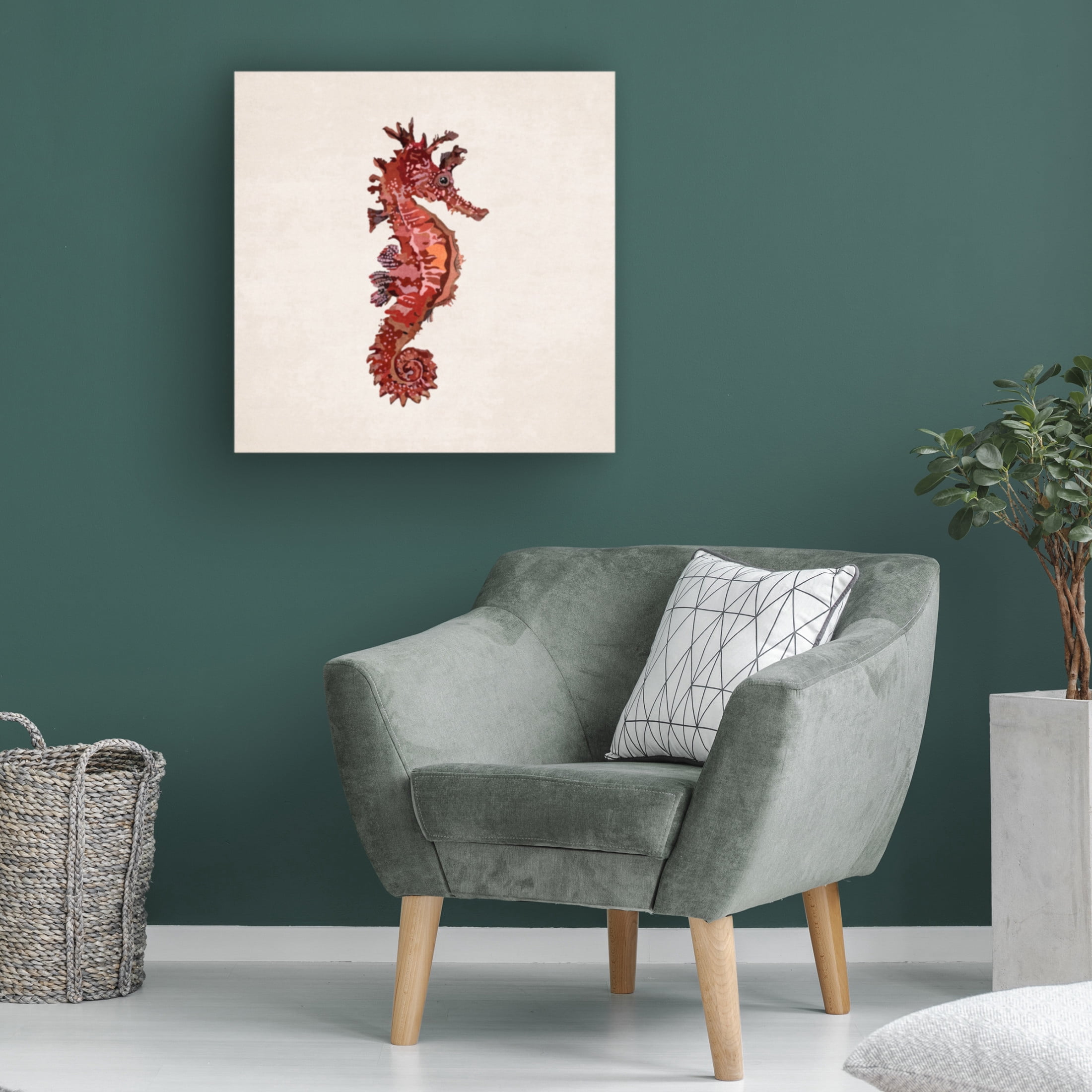 Trademark Fine Art Emel Tunaboylu Kirmizi Canvas Wall Art