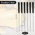 thumbnail image 3 of ​​ZCSKFIN 6-Piece Stainless Steel Fondue Fork Set Heat-Resistant Cheese Fruit Dessert Meat Skewers Professional Fondue Party Accessories Entertaining Essentials​​, 3 of 8