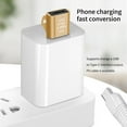 thumbnail image 2 of Charging Adapter Mini Phone USB to Type-C Converter Portable Adapter USB Charging USB 3.0 Aluminum Alloy Adapter, Gold, 2 of 7