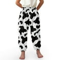 thumbnail image 3 of DISNIMO Cow Print Pants for Girls Harem Pants High Waist Joggers Casual Beach Pants for Girls Elastic Waist Pants for Kids Long Baggy Pants for Girls Polyester Pants for Girls Trousers Age 13-16, 3 of 7