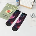 thumbnail image 7 of Pofeuu Neon Futuristic Dragon Print 30cm Socks, Adult Running Hiking Socks for Youth and Adult, 7 of 7