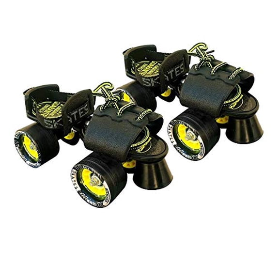 Jaspo Tenacity Zxi Adjustable Senior Roller Skates Suitable For Age Group 6-14 Years | Yellow & Black | These High Quality Skates Feature Customized Precision Ball Bearings Designed