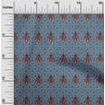 thumbnail image 1 of oneOone Polyester Lycra Navy Blue Fabric Tree & Geometric Block Sewing Material Print Fabric By The Yard 56 Inch Wide, 1 of 4