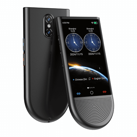 Language Translator Device, AI Powered 138 Languages Translator with Offline Online Voice Photo Translation, for Business Travel Study