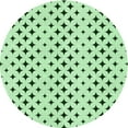 thumbnail image 1 of Ahgly Company Machine Washable Indoor Round Transitional Mint Green Area Rugs, 4' Round, 1 of 7