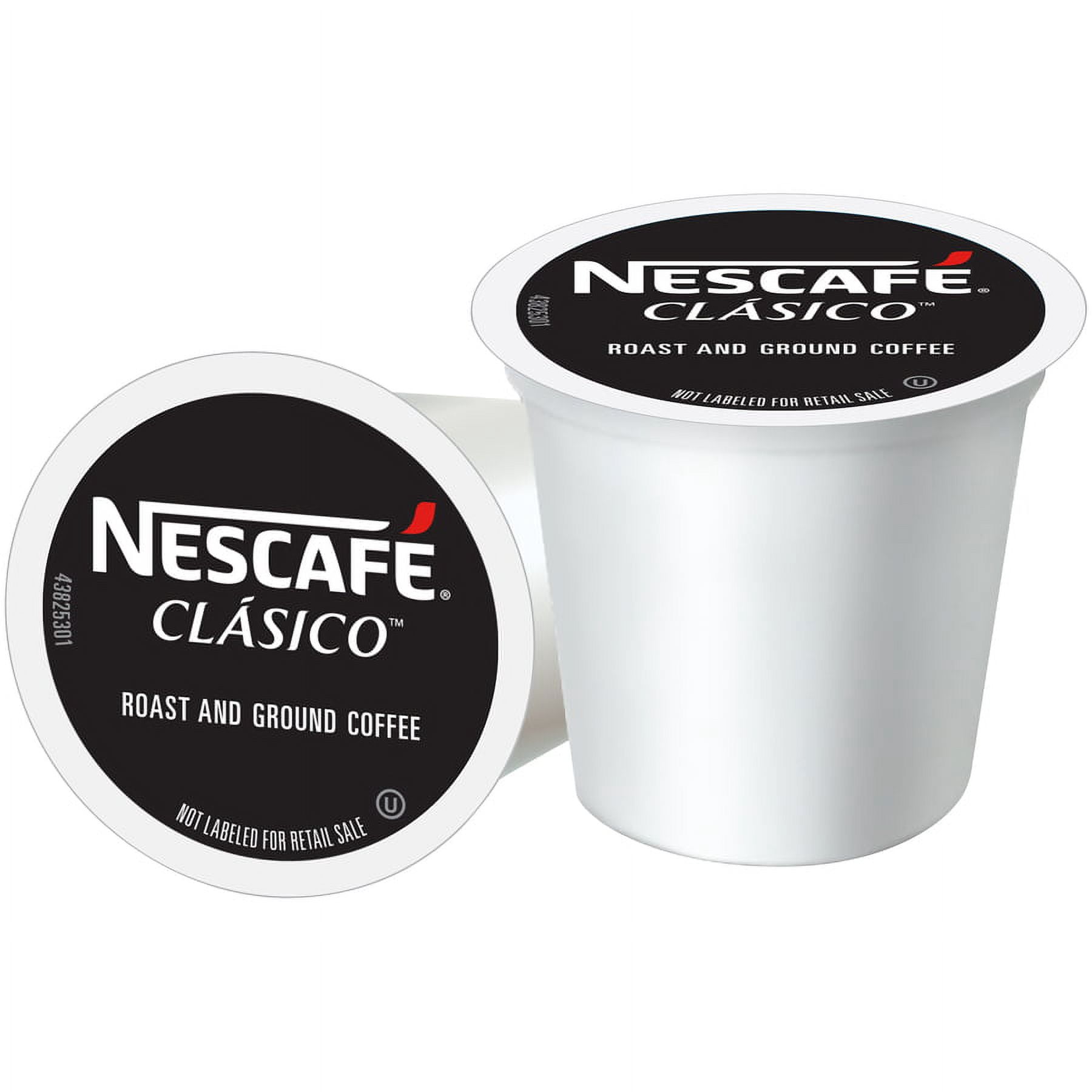 NesCaf&eacute; Clasico Ground Coffee Pods Dark Roast 18 Count box