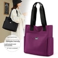 thumbnail image 2 of Bolso de hombro de gran capacidad para mujer, de nailon, de tela Oxford, impermeable, para viaje, de lona, grande, a la moda, 2 of 4