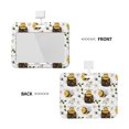 thumbnail image 2 of Junzan Honey Bee Insect ID Badge Holder with Windows Key Card Work Badge Sleeve for Office, School, Factory, ID Credit Cards, Proximity Key Cards, 2 of 6