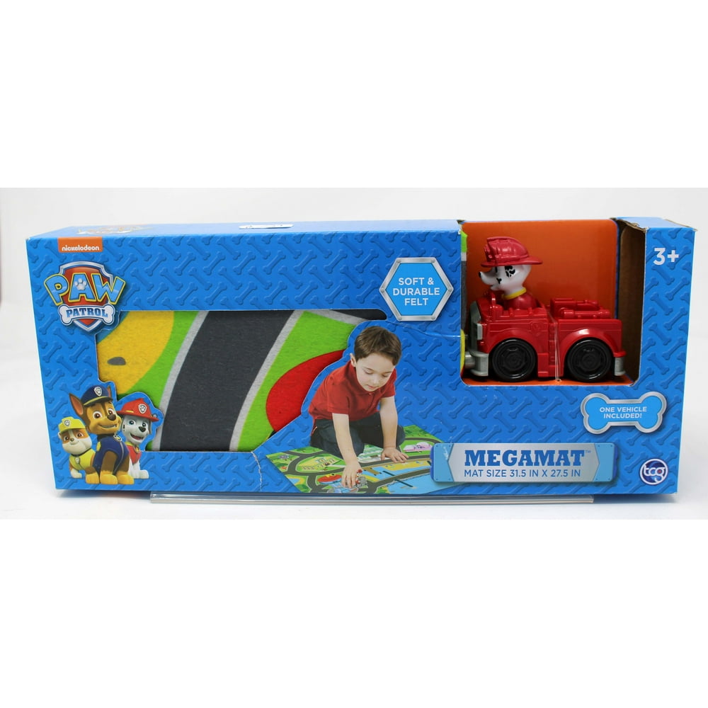 Paw Patrol Felt Mega Playmat with Vehicle