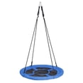 thumbnail image 2 of ZENY 40-inch Kids Tree Swing Spider Saucer Swing Length Adjustable Waterproof, Blue, 2 of 10