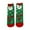 Green, variant on Fesfesfes Women's Socks Girls Christmas Cute Coloer Stripe Santa Claus Print Thicken Coral Fleece Keep Warm Socks Sox