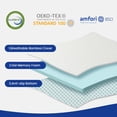 thumbnail image 4 of 3 Inch Gel Memory Foam Mattress Topper Twin, Cooling Mattress Topper with Removable & Washable Bamboo Cover, CertiPUR-US Certified, 4 of 6