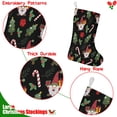 thumbnail image 5 of Christmas Stockings,Black Christmas Gnome and Gift Pattern Stockings Christmas,14.8'' Xmas Stockings,Christmas Party Favors,Christmas Party Decorations,Christmas Stockings Personalized, 5 of 5