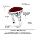 thumbnail image 6 of Garnet Quartz Ring 925 Sterling Silver Handmade Jewelry, 6 of 9