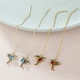 thumbnail image 1 of 1 Paire de Boucles d'Oreilles Colibri pour Femmes Boucles d'Oreilles en Alliage à Enfiler Boucles d'Oreilles Pendantes Décoratives Boucles d'Oreilles Pendantes Boucles d'Oreilles à Pampilles Boucles d'Oreilles Clous en Strass Rouge, 1 of 9