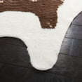 thumbnail image 3 of Safavieh Faux Cow Hide Dahila Novelty Area Rug, Ivory/Dark Brown, 3' x 5', 3 of 12